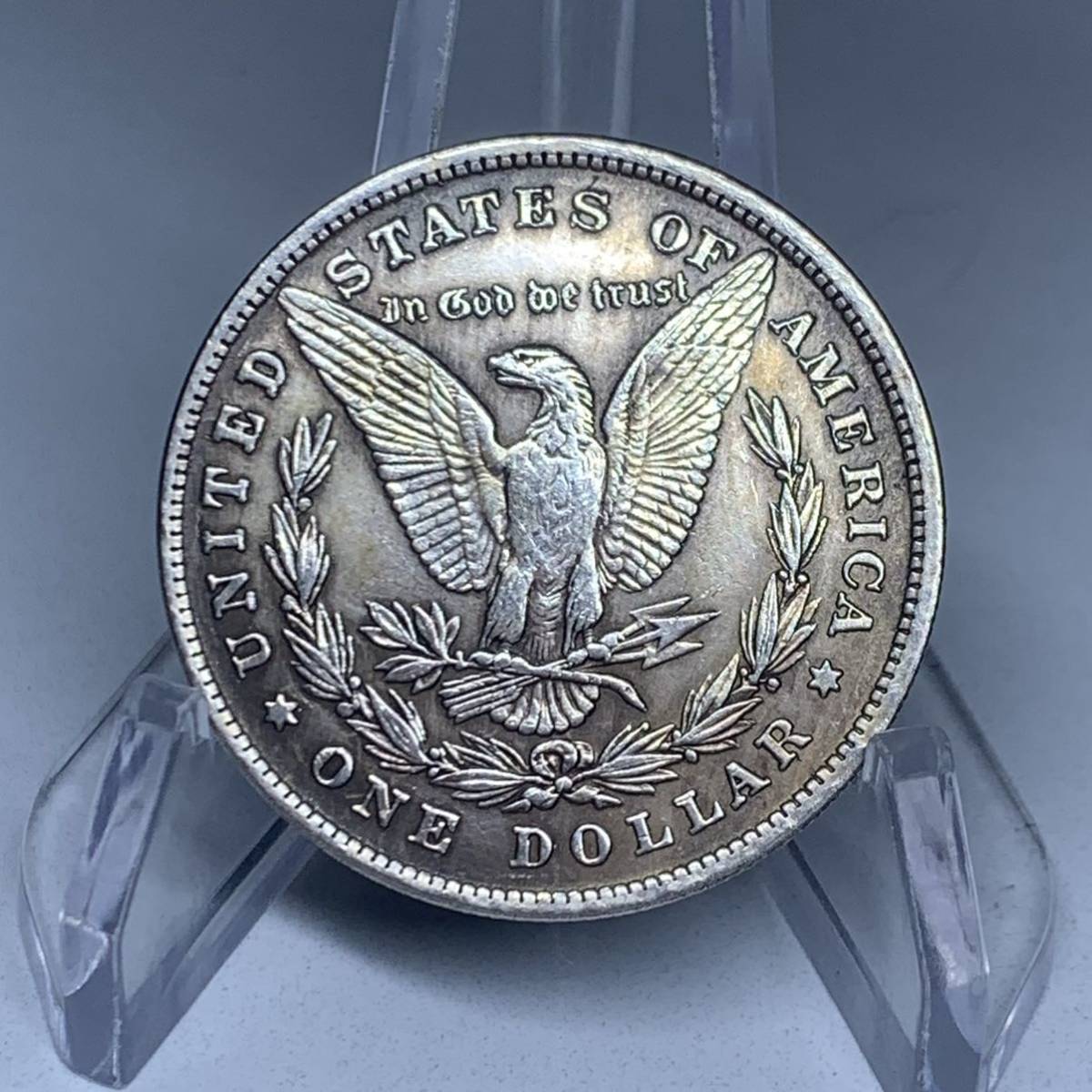 WX1240流浪幣 エジプト ファラオ 天眼 鷹紋 外国硬貨 貿易銀 海外古銭 コレクションコイン 貨幣 重さ約24g_画像4