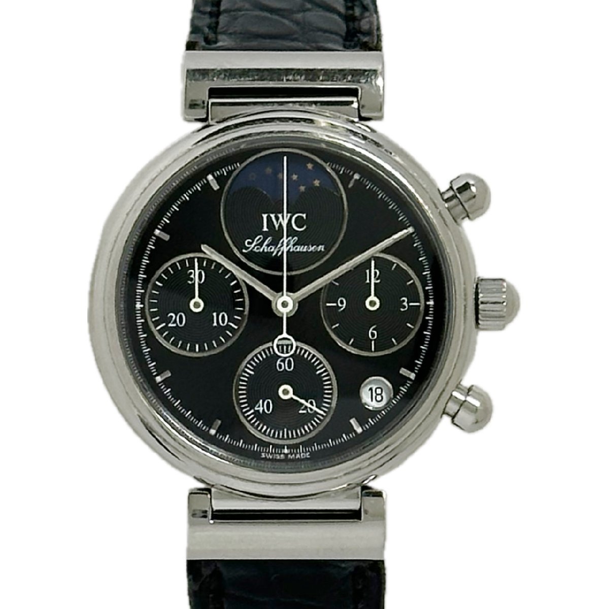 IWC IW373613 Da Vinci Chronograph little da vinchi черный кварц J56675