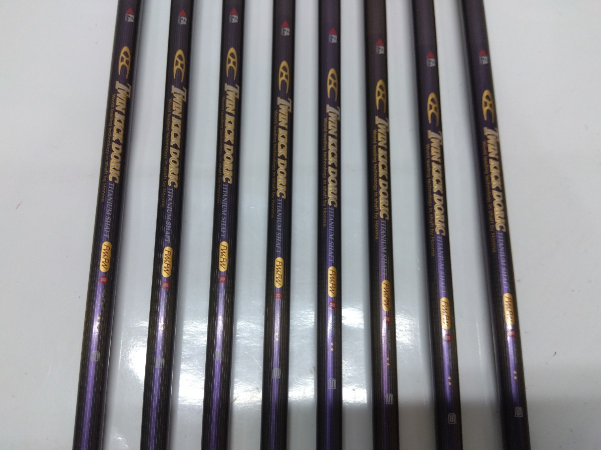 希少★HONMA 本間ゴルフ Twin Marks AP-501 8本(5-11,SW) flex:R TWIN KICK DORIC TITANIUM SHAFT FW&FW★★ ツインマークスAP501 4488452_画像8