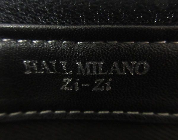 (最安値) レディース HALL MILANO Zi-Zi 羊革製 L字ファスナー長財布（ブラック)（未使用新品）の出品です_画像5