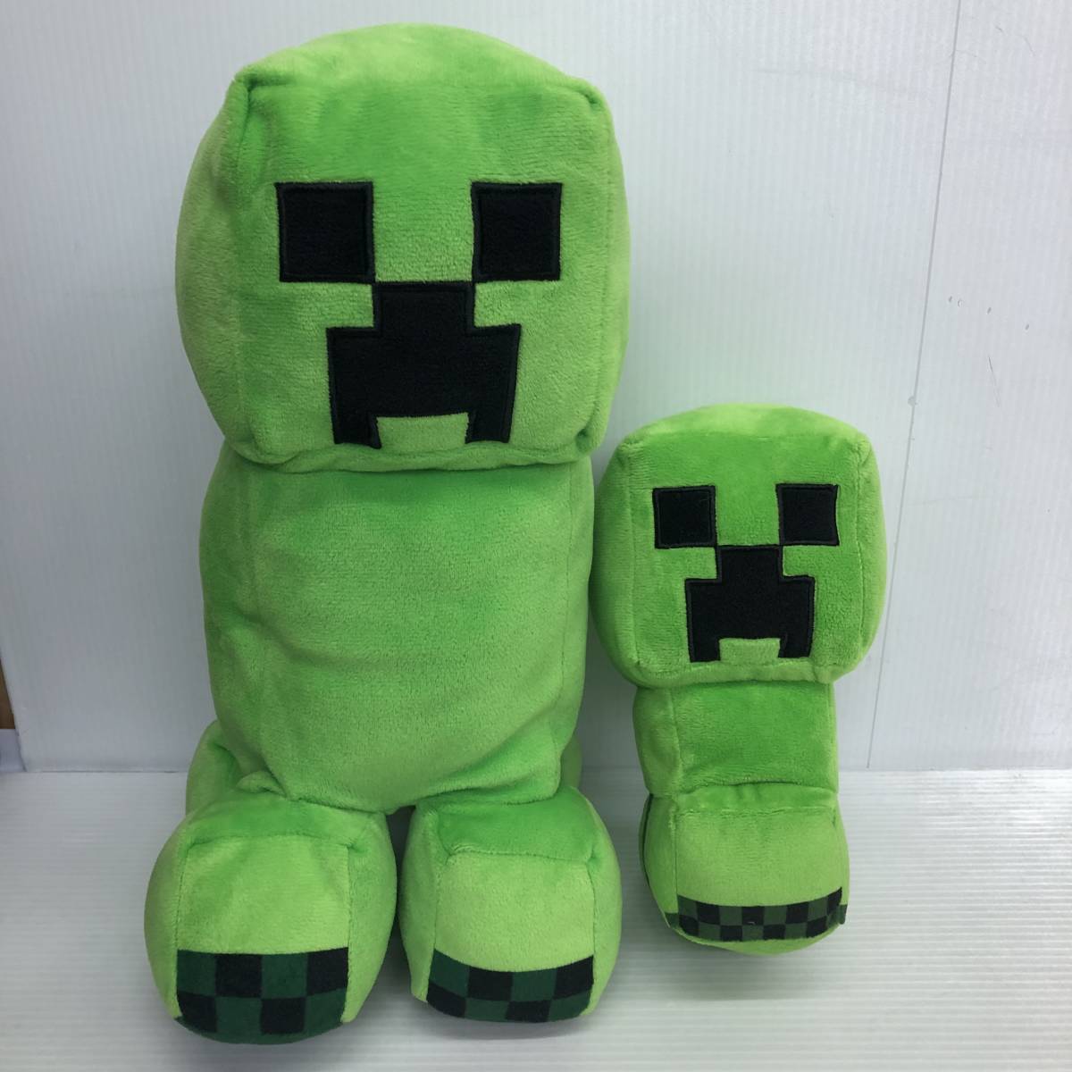 マインクラフト ぬいぐるみ クッション まとめ 15点 被り有／クリーパー エンダードラゴンヘッド ベビーパンダ ウーパールーパー ネコ 他_画像3