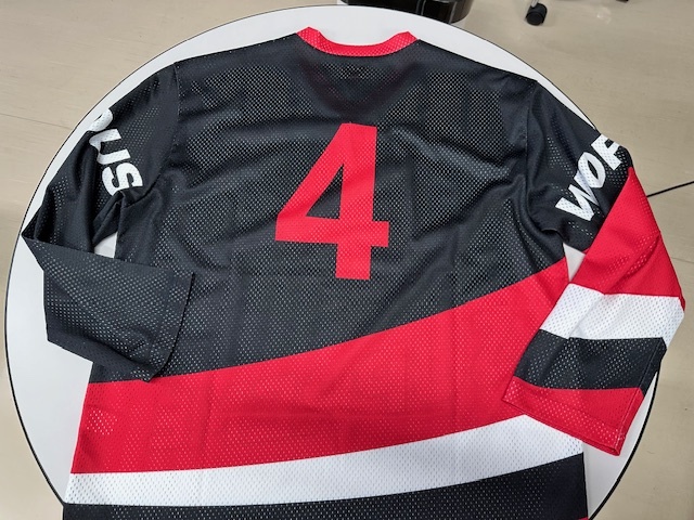 新品 Supreme Crossover Hockey Jersey Black L 19aw 2019年 黒 クロスオーバー ホッケー ジャージ ：木村拓哉さん着_画像2