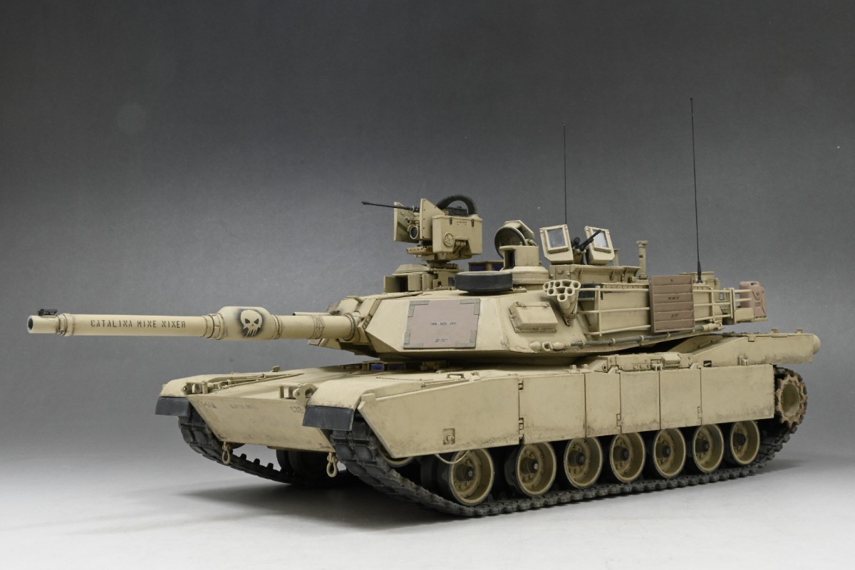 ■1/35 アメリカ軍　M1A2SEP V2 エイブラムス主力戦車　第64機甲連隊第1大隊C中隊　完成品_画像8