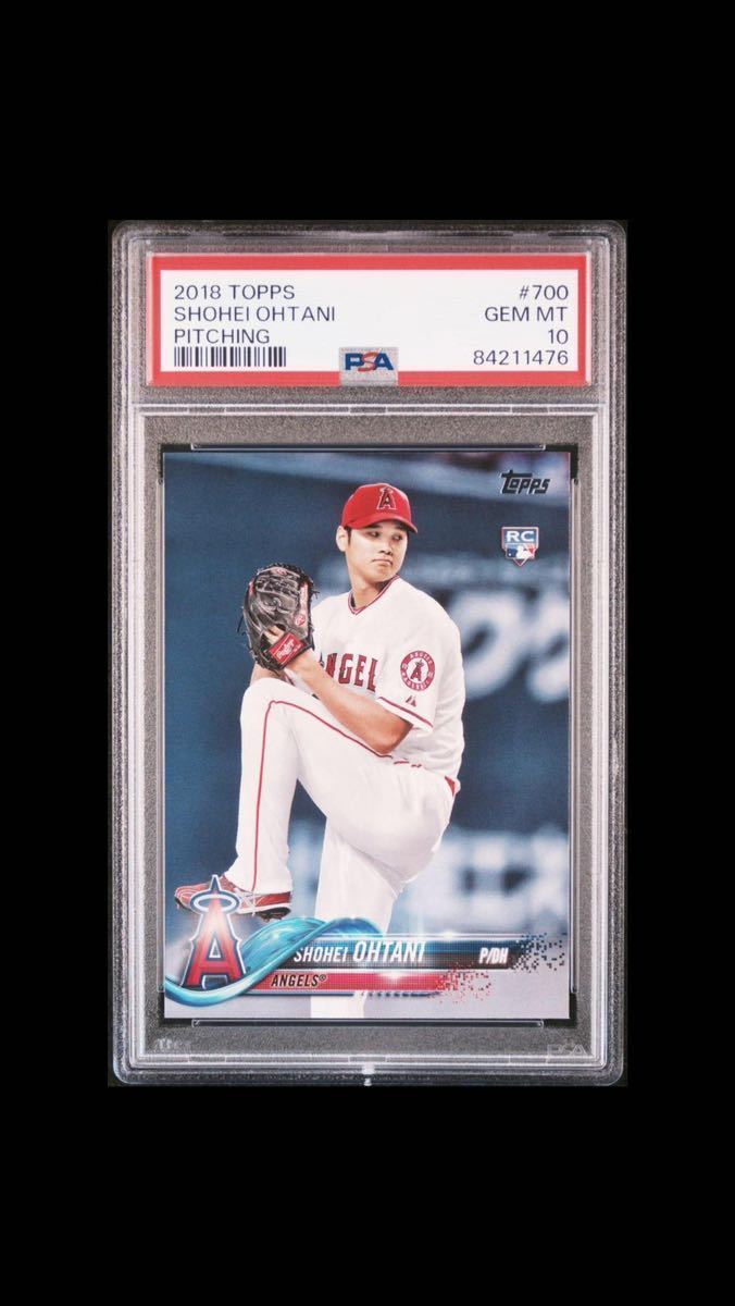 PSA10鑑定済み 大谷翔平 ルーキーカード Topps #700 pitching RC