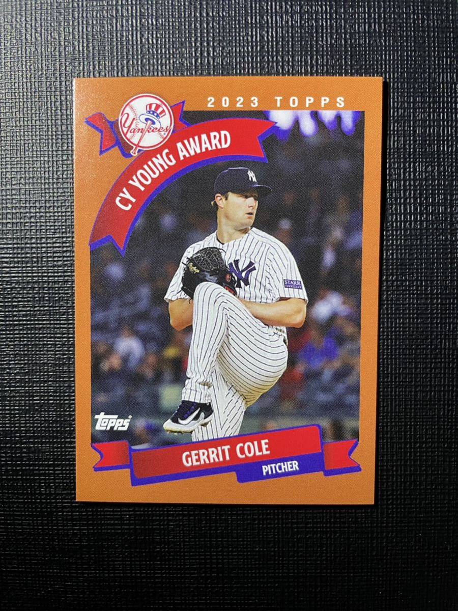 ToppsUS限定発売 ゲリット・コール サイヤング賞カード gerrit cole TBT throwback Thursday 2023の画像1