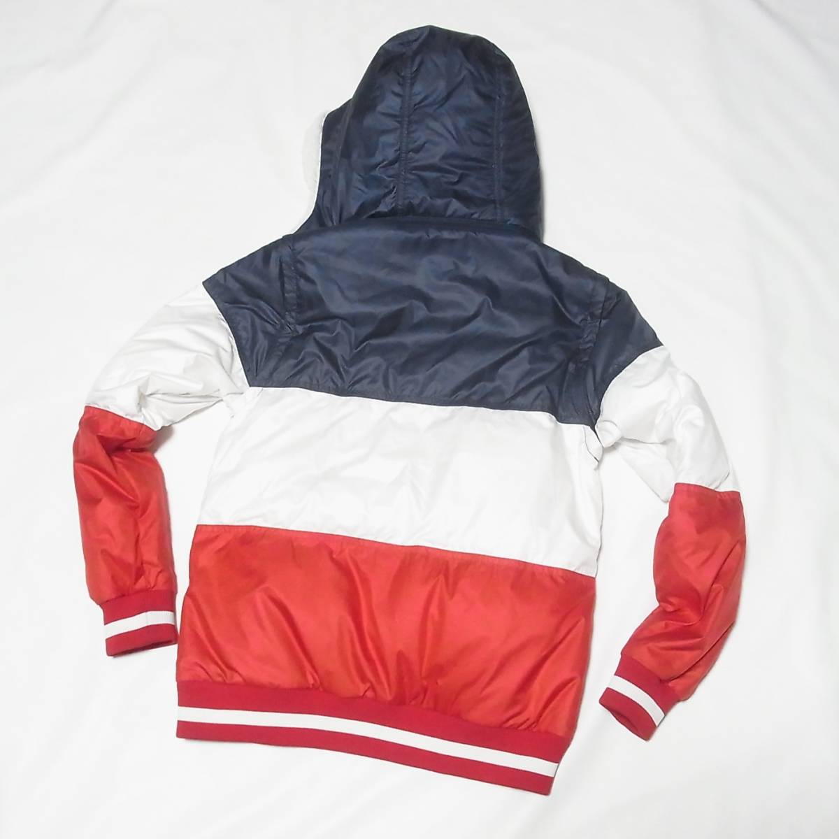  beautiful goods New Balance GOLF tricolor 2WAY down jacket size 0* New balance Golf * down vest * cleaning settled 