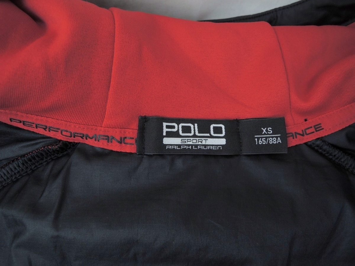 POLO SPORT RALPH LAUREN ポロスポーツ ラルフローレン フード切替ブルゾン XS 165/88A 776622810002 Made in China_画像6