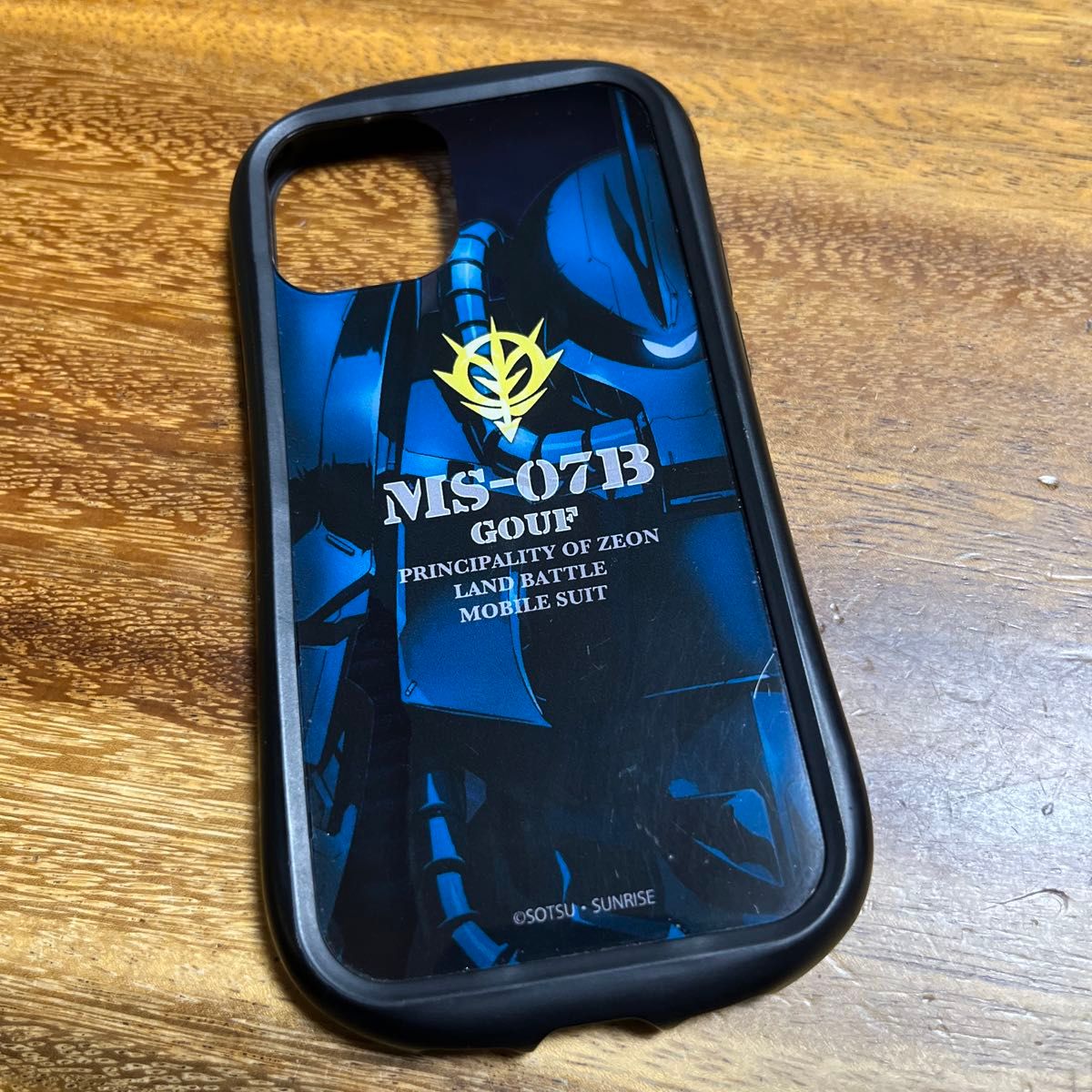 機動戦士ガンダム iPhone 12 mini対応 ハイブリッドクリアケース グフ