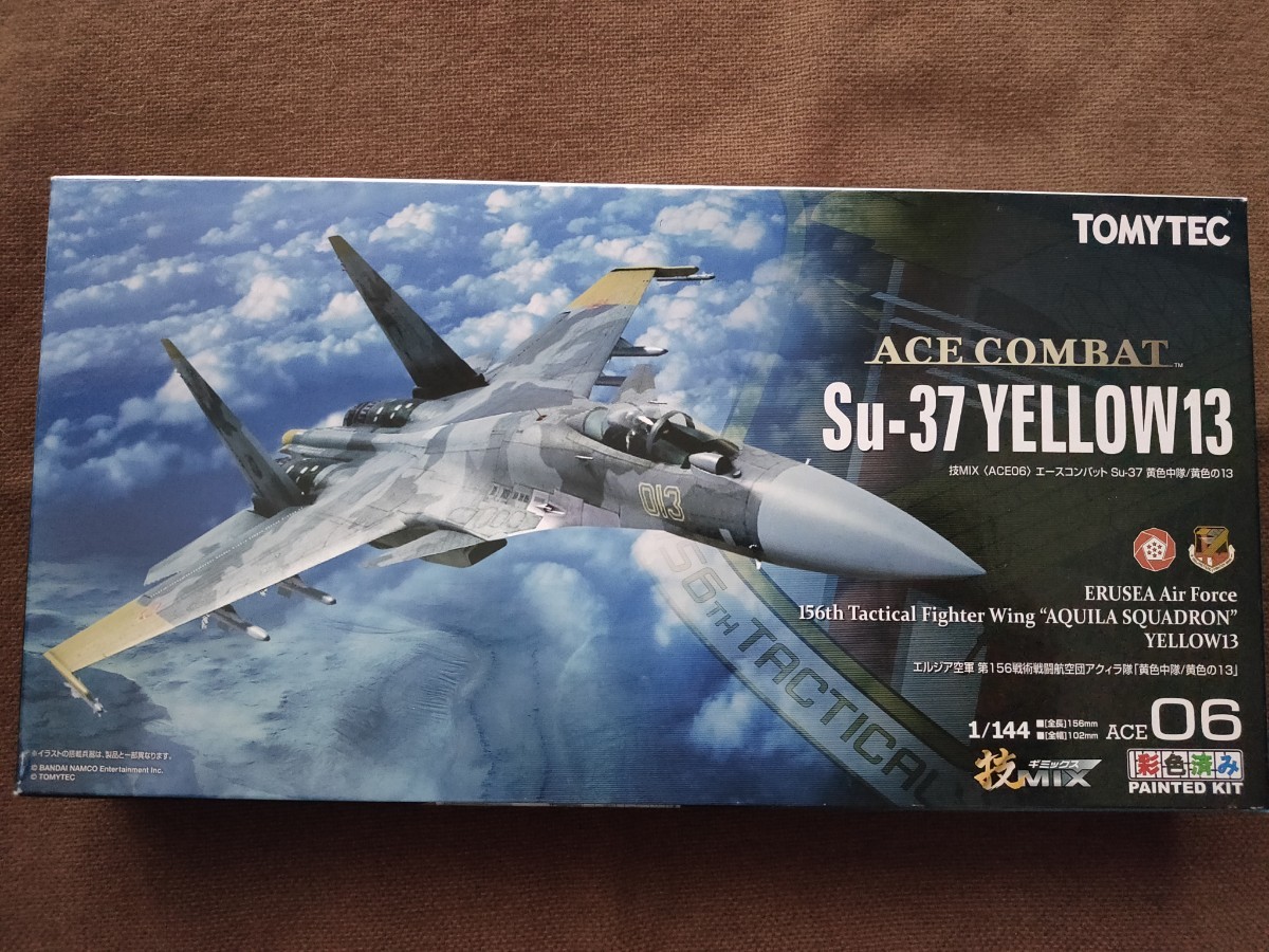 絶版 トミーテック技MIX1/144 スホーイSu-37 YELLOW13 絶版 トミーテック技MIX1/144 スホーイSu-37 YELLOW13