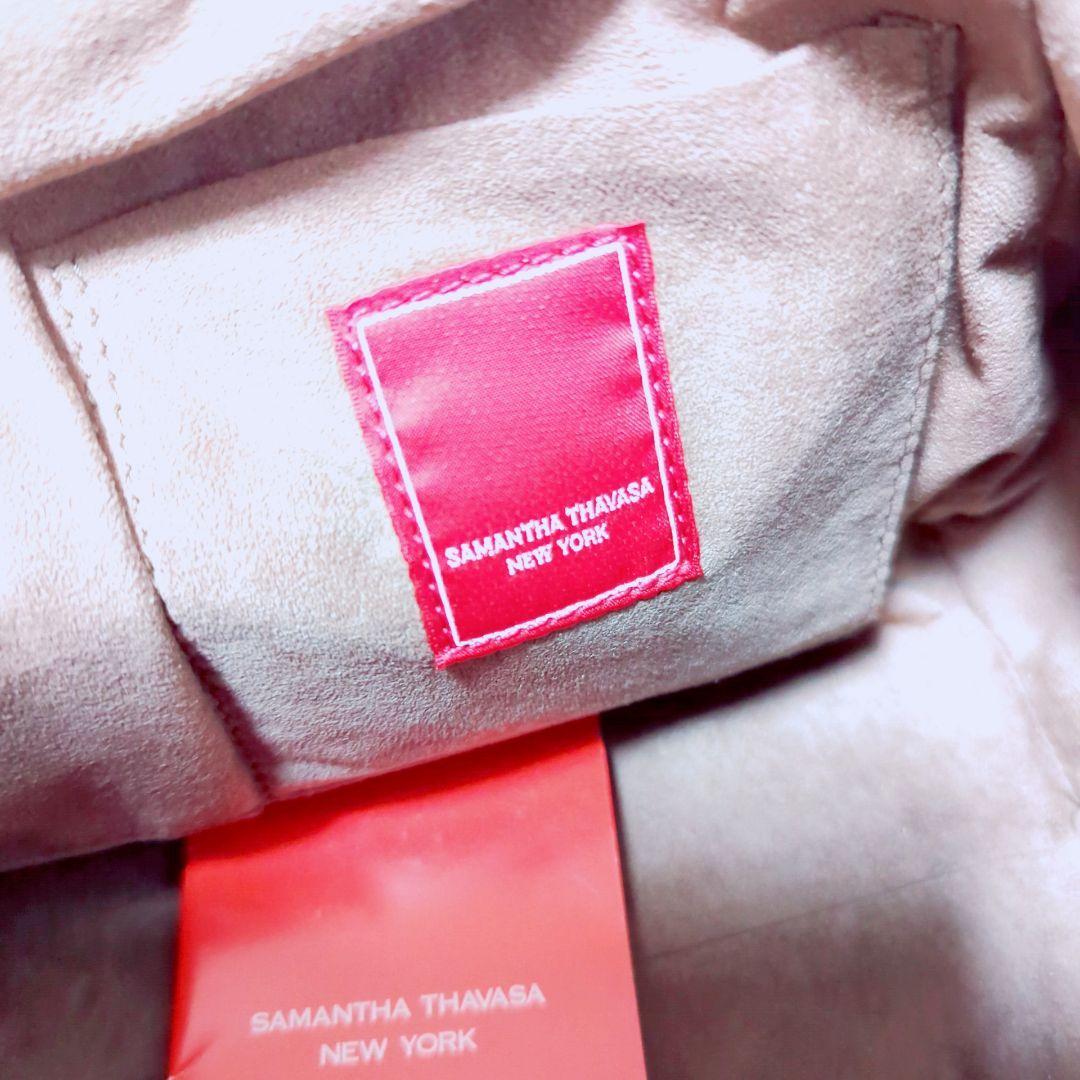 [ regular goods ] Samantha Thavasa New York handbag lady's imitation leather 