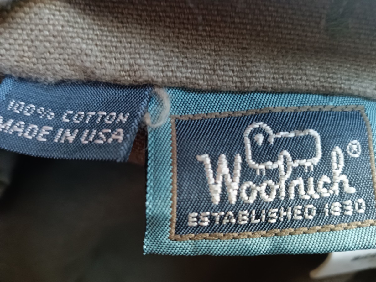 USA製 90〜00年代 WOOLRICH ウールリッチ コットンダック ハンティングジャケット フィールドコート  アメリカ製 field coatの画像2