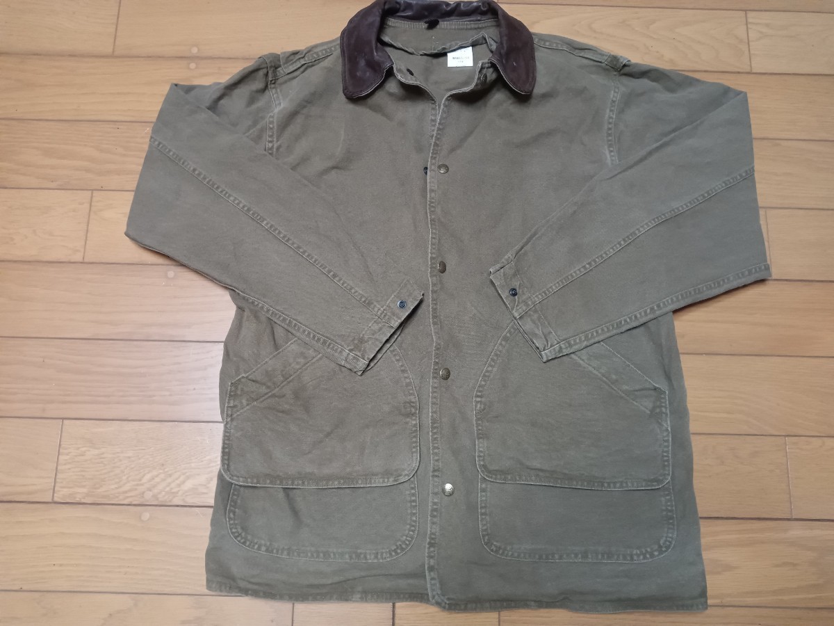 USA製 90〜00年代 WOOLRICH ウールリッチ コットンダック ハンティングジャケット フィールドコート  アメリカ製 field coatの画像1