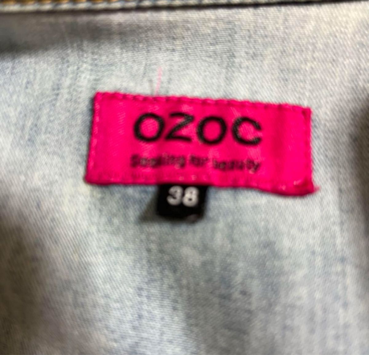 OZOC  オゾック　Gジャン　デニム　ジャケット　五部袖
