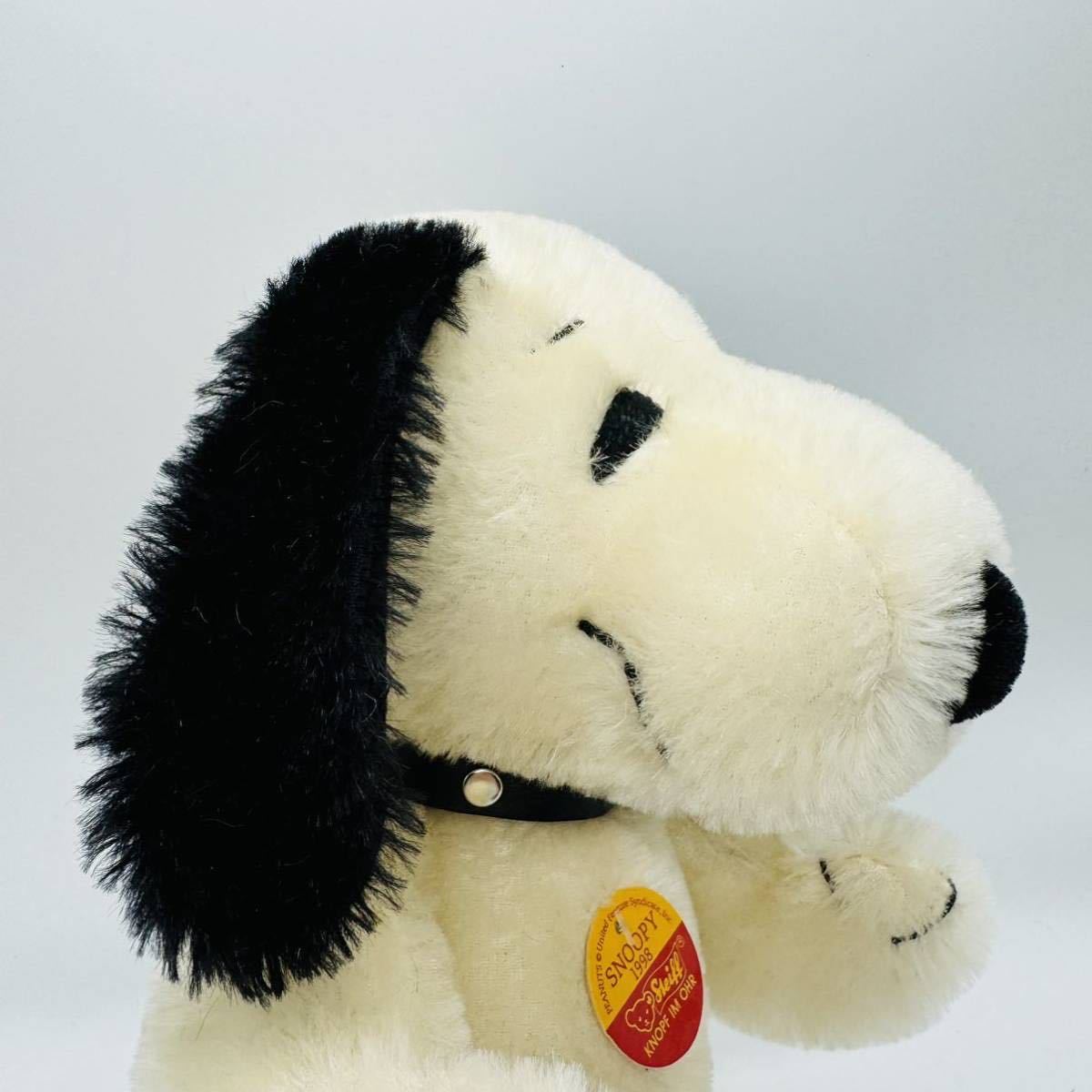 Steiff スヌーピー ぬいぐるみ CREAM26 (シュタイフ SNOOPY クリーム26 ピーナッツ PEANUTS ドール )_画像3