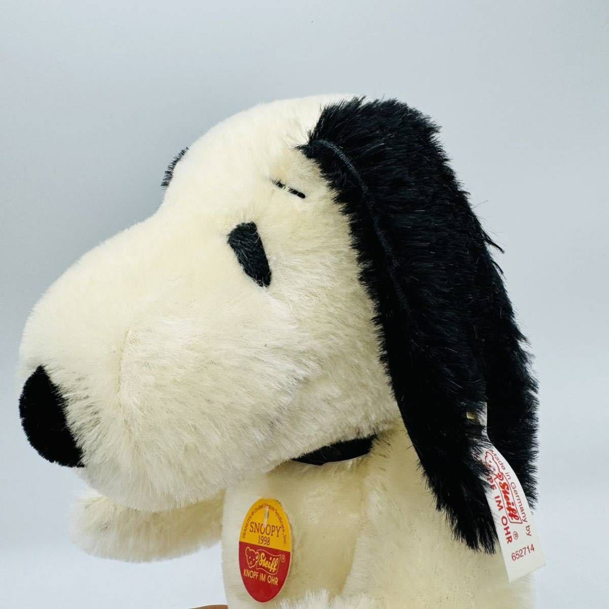 Steiff スヌーピー ぬいぐるみ CREAM26 (シュタイフ SNOOPY クリーム26 ピーナッツ PEANUTS ドール )_画像4