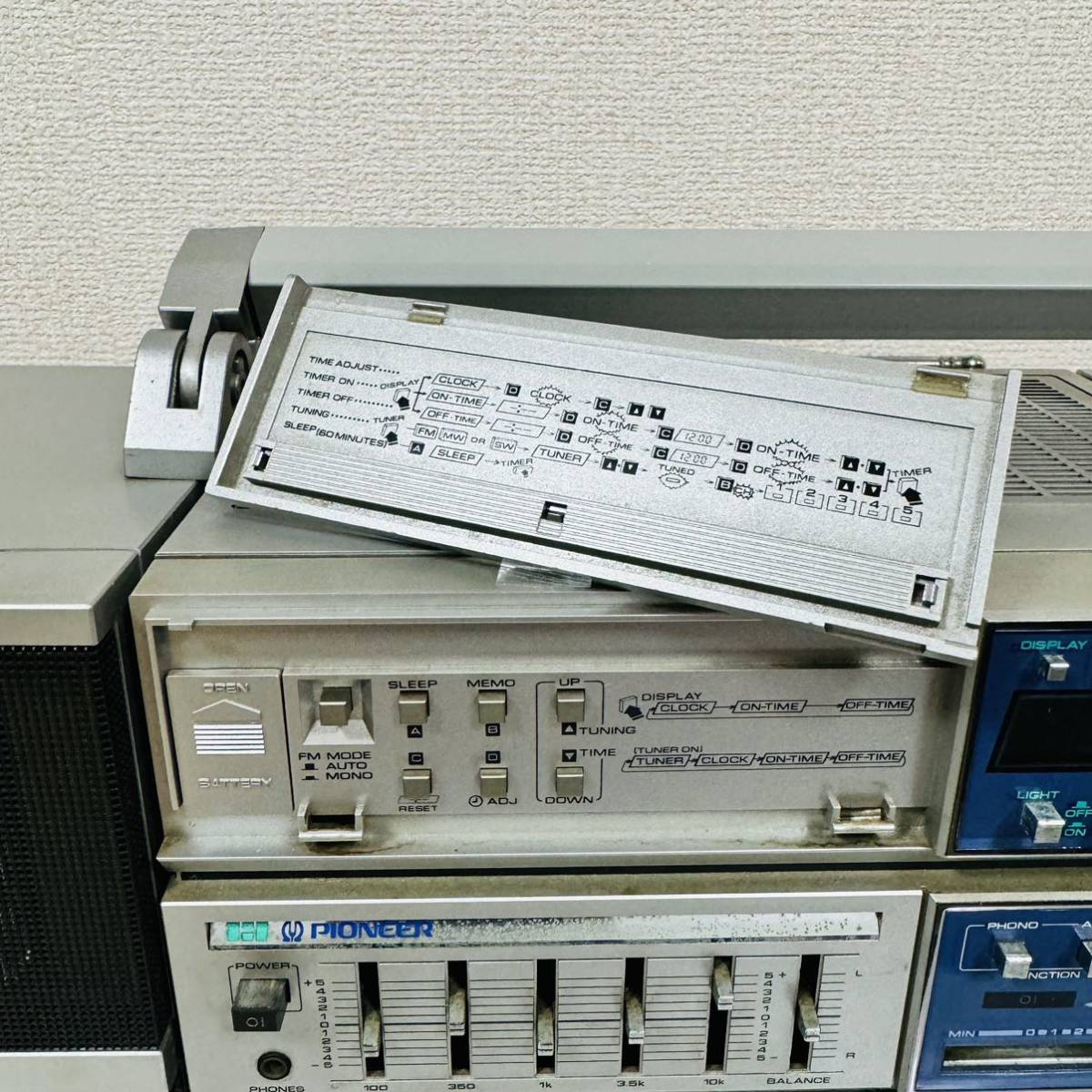 【希少】Pioneer FA-C7 CT-C7 AC-C7 CS-C11 チューナー tuner アンプ カセットデッキ cassette deck スピーカー ラジカセ パイオニア_画像5