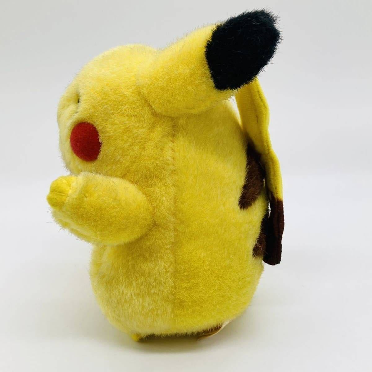 TOMY ピカチュウ　レトロ　初期　ポケモン　ぬいぐるみ　希少　にっこり　ニッコリ　スマイル　初代　ばんざい　バンザイ　pokemon Pikachu_画像4