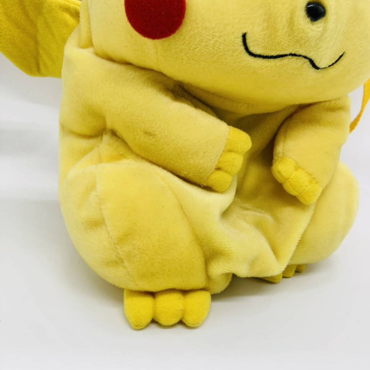 ピカチュウ リュックサック レトロ 初期 ポケモン ぬいぐるみ 希少 pokemon Pikachu ポケットモンスター バック TOMY Nintendoの画像4