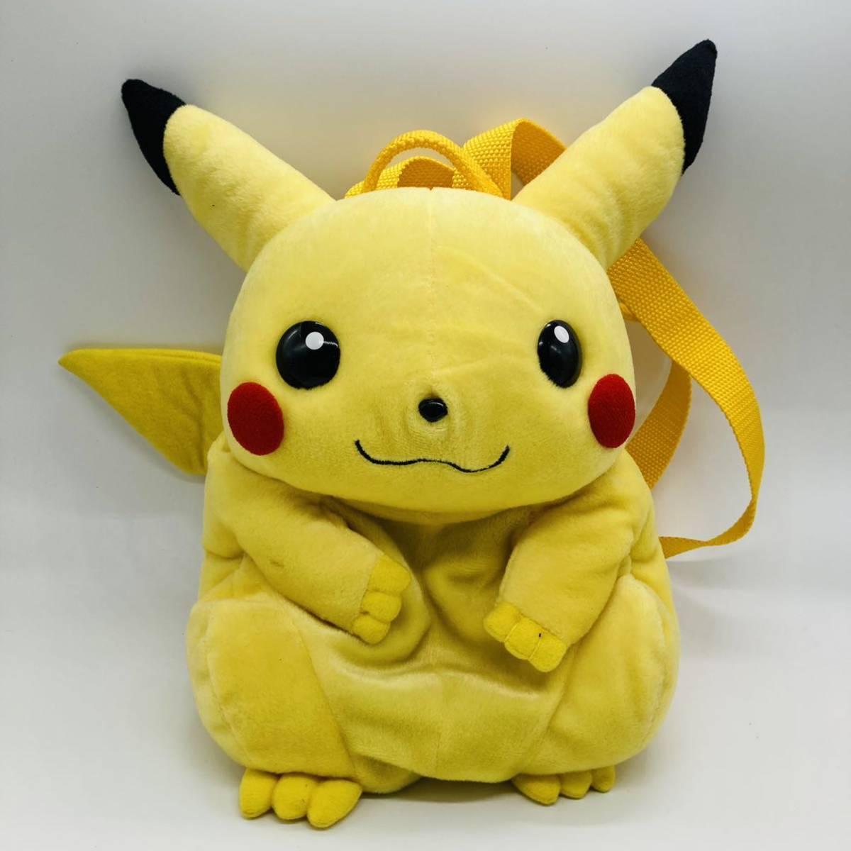 ピカチュウ リュックサック レトロ 初期 ポケモン ぬいぐるみ 希少 pokemon Pikachu ポケットモンスター バック TOMY Nintendoの画像1