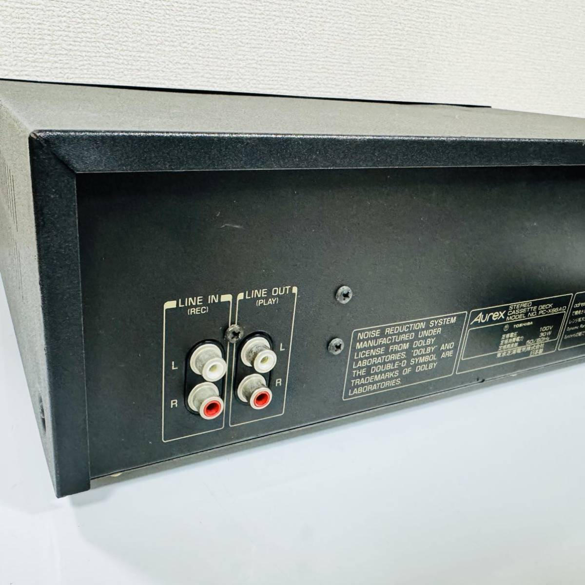 TOSHIBA/Aurex 東芝 オーレックス 2ヘッドシングルカセット TOSHIBA/Aurex 東芝 オーレックス 2ヘッドシングルカセット