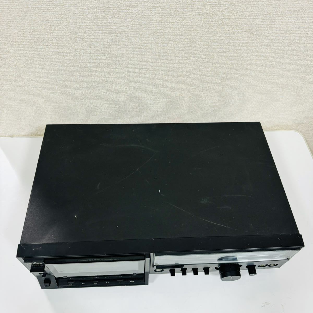 TOSHIBA/Aurex 東芝 オーレックス 2ヘッドシングルカセットデッキ PC-X66AD オーディオ機器 cassette deck 3ヘッド_画像5