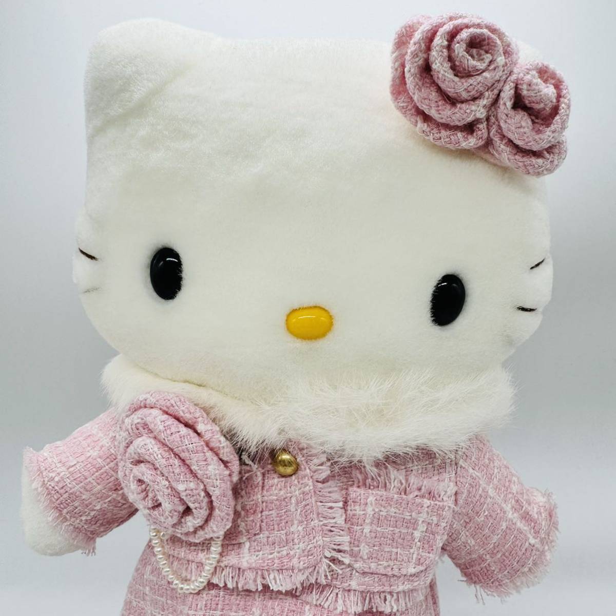 【希少☆美品】HELLO KITTY アクセサリー SP ドール ハローキティ ぬいぐるみ 300体限定 2005年 サンリオ Sanrio A1159 K/T