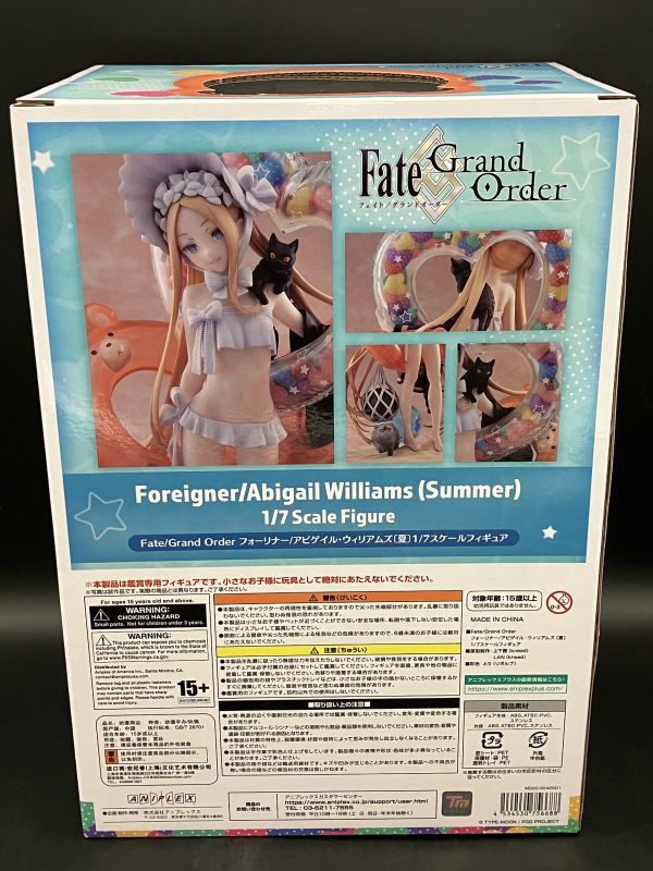 ★【同梱不可】未開封品 ANIPLEX アニプレックス Fate/Grand Order フォーリナー・アビゲイル・ウィリアムズ 夏 1/7 スケールフィギュア_画像2