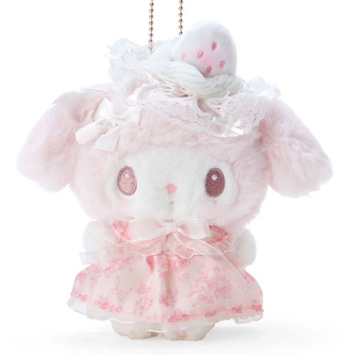 白いちごのティータイムマイメロディ新品タグ付きぬいぐるみ 白いちごのティータイムマイメロディ新品タグ付きぬいぐるみ