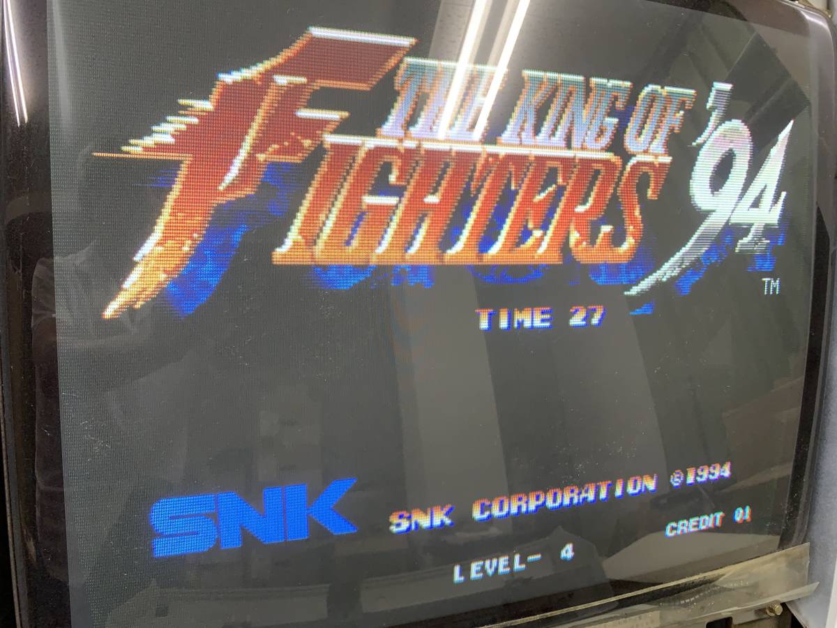 中古ロム【ザ・キングオブファイターズ 94 / The King of Fighters 94】＊SNK NEO GEO, タイトルシール付！_画像1