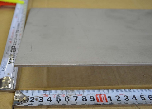 ステンレス板(No.1)未研磨(3.0～6.0mm厚)の(1000ｘ500～300ｘ200mm)定寸・枚数販売S11_画像3