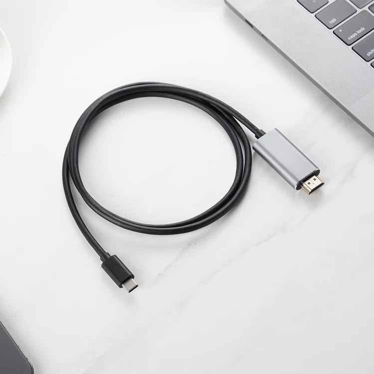 USB Type-C to HDMI変換ケーブル 接続ケーブル iPhone15 hdmi type-c Type C HDMI変換アダプター タイプC to hdmi 1.8m 4k iPad pro_画像4