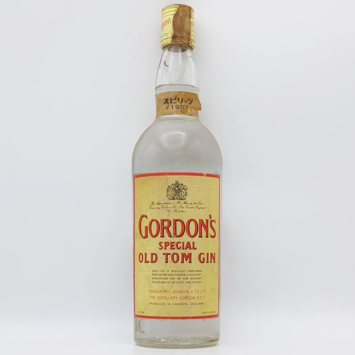 【全国送料無料】GORDON'S SPECIAL OLD TOM GIN 47度 750ml【ゴードン オールド トム ジン Y 1957】の画像1