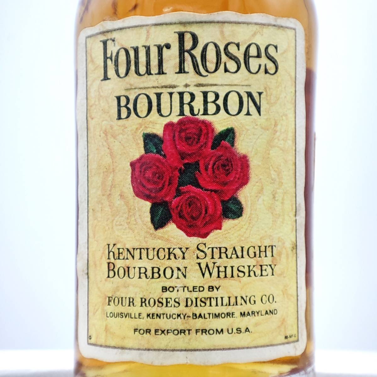 【全国送料無料】特級 Four Roses KENTUCKY STRAIGHT BOURBON WHISKEY 43度 48ml【フォアローゼズ フォアローゼス】の画像9