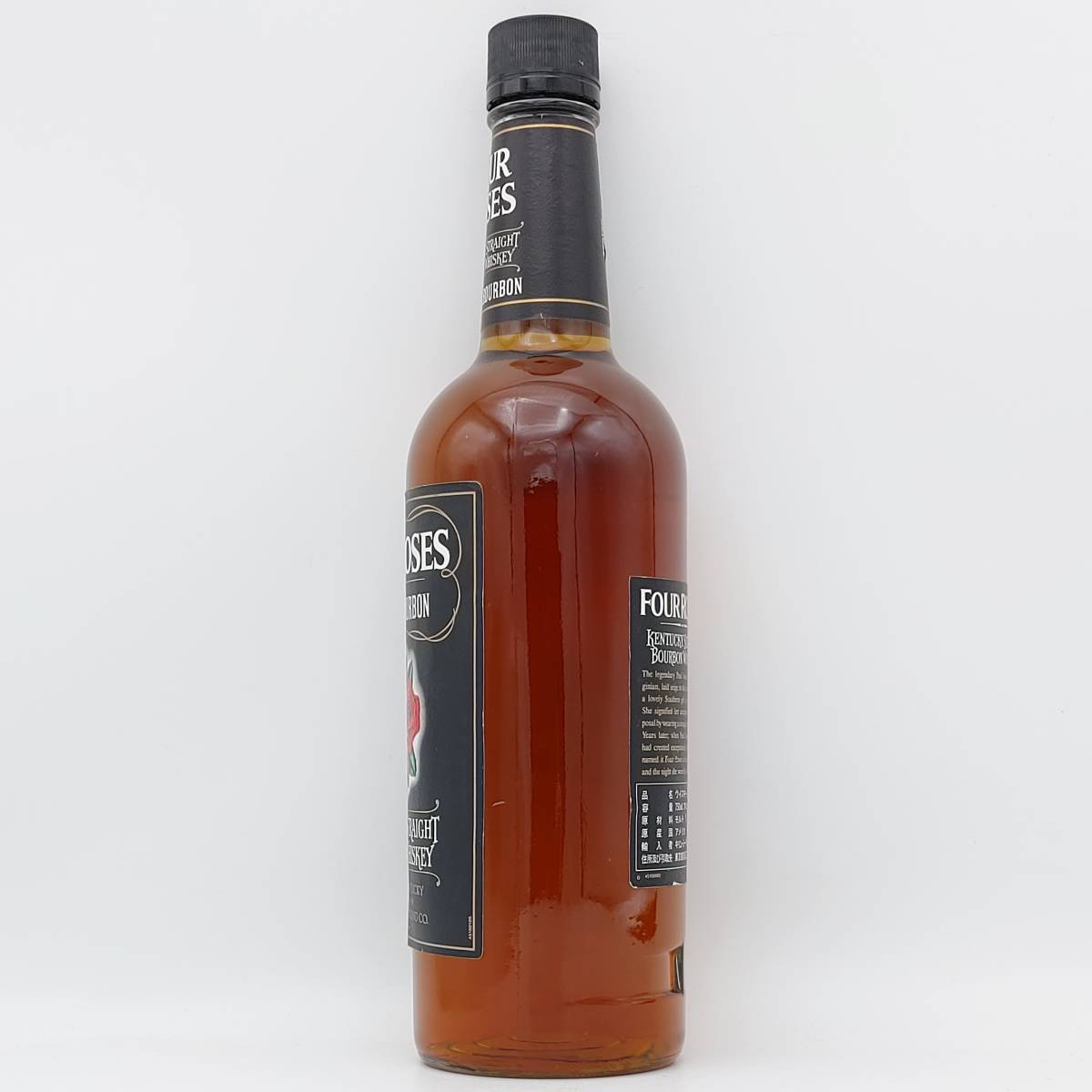 【全国送料無料】FOUR ROSES Black Label FINE OLD KENTUCKY STRAIGHT BOURBON WHISKEY 43度 750ml【フォアローゼズ フォアローゼス 黒】の画像2