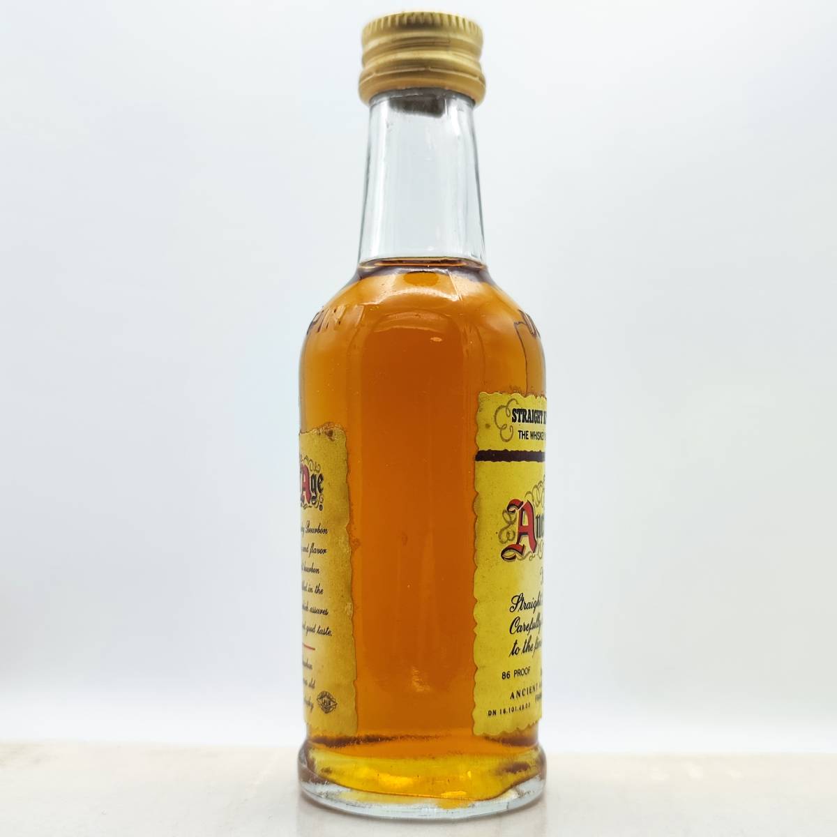 【全国送料無料】Ancient Age 6years old Kentucky Straight Bourbon Whiskey　43度　1/10PINT=約48ml【エンシェントエイジ 6年】