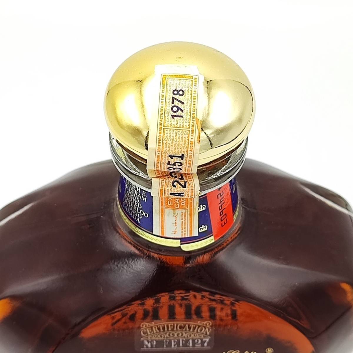 【全国送料無料】Crown Royal LIMITED EDITION 1978 CANADIAN WHISKY CANADIEN　40度　750ml【クラウンローヤル リミテッド エディション】_画像8