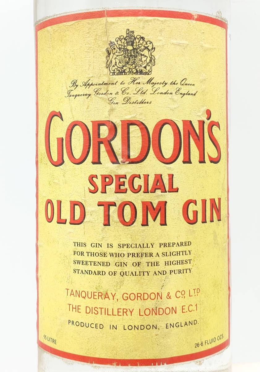 【全国送料無料】GORDON'S SPECIAL OLD TOM GIN 47度 750ml【ゴードン オールド トム ジン Y 1957】の画像10