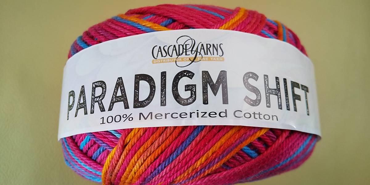 毛糸 Cascade Yarns カスケイドヤーンズ　PARADIGM HIFT パラダイム シフト ＃４ コットン１００％ （USA社ブラジル製）ソックヤーン 靴下_画像1