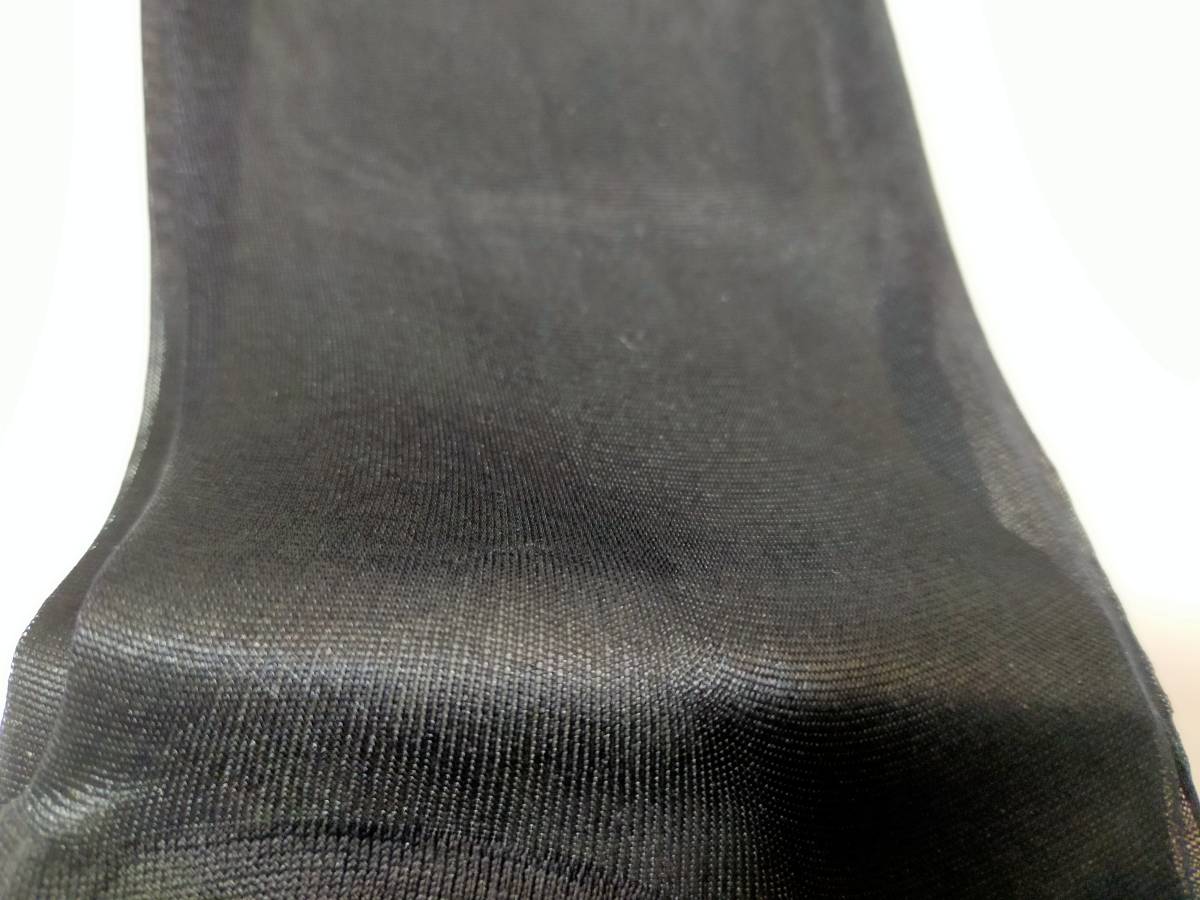 MN нейлон ультратонкий носки высокий мера прозрачный чулки глянец черный чёрный Showa Retro высококлассный носки 