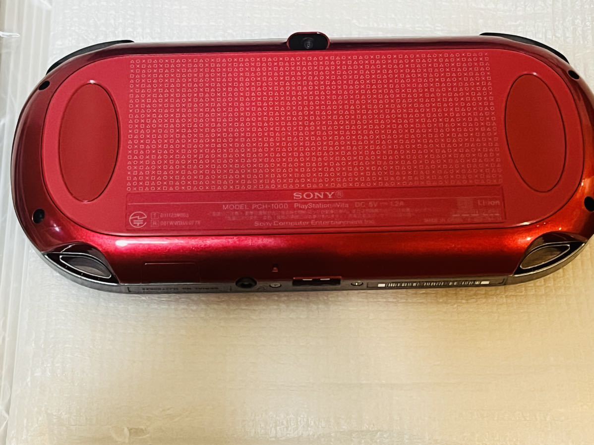 ★超美品　ほぼ未使用　SONY PSVITA PCH-1000 ZA03 コズミックレッド　完品　送料無料★_画像3