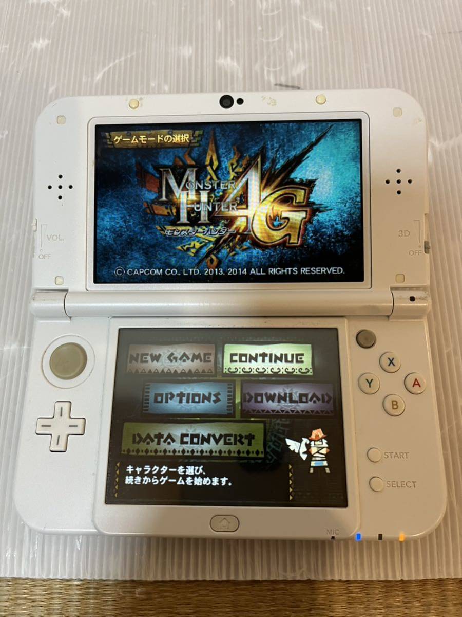 動作良好 New3DSLL New ニンテンドー3DS LL パールホワイト 動作良好 New3DSLL New ニンテンドー3DS LL パールホワイト