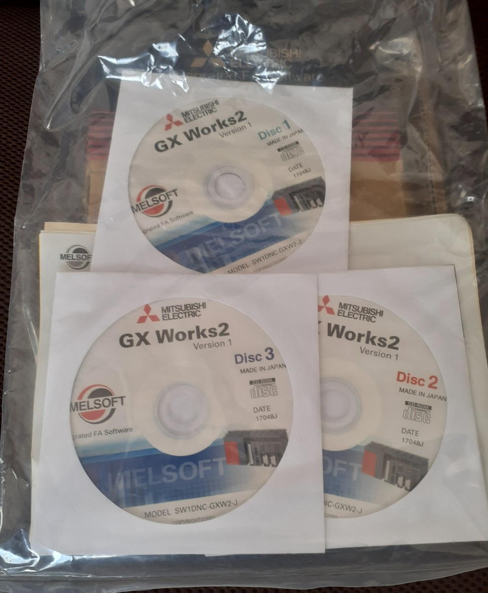 ■三菱■ MELSOFT GX- Works2 SW2DNC-GXW2-J ソフトウェア_画像2