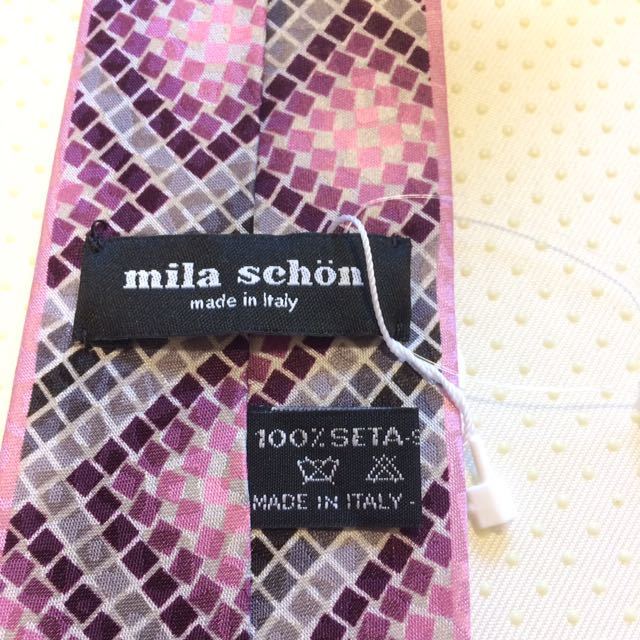 новый товар mila schon[.]/ рама галстук шелк 100% Италия производства ручная работа формальный Mila Schon /