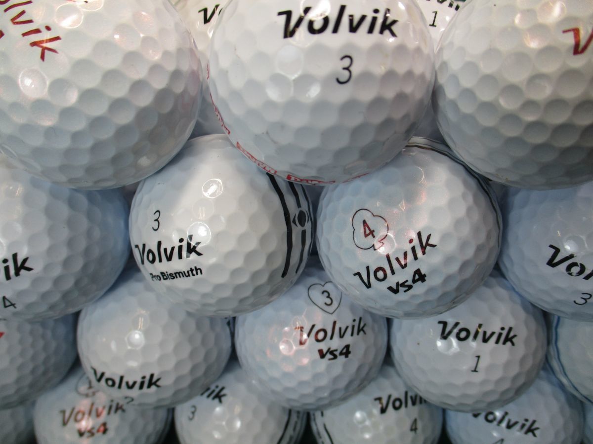 577【特A級】ボルビック Volvik ◆ホワイト混合ボール◆ 50個_画像3