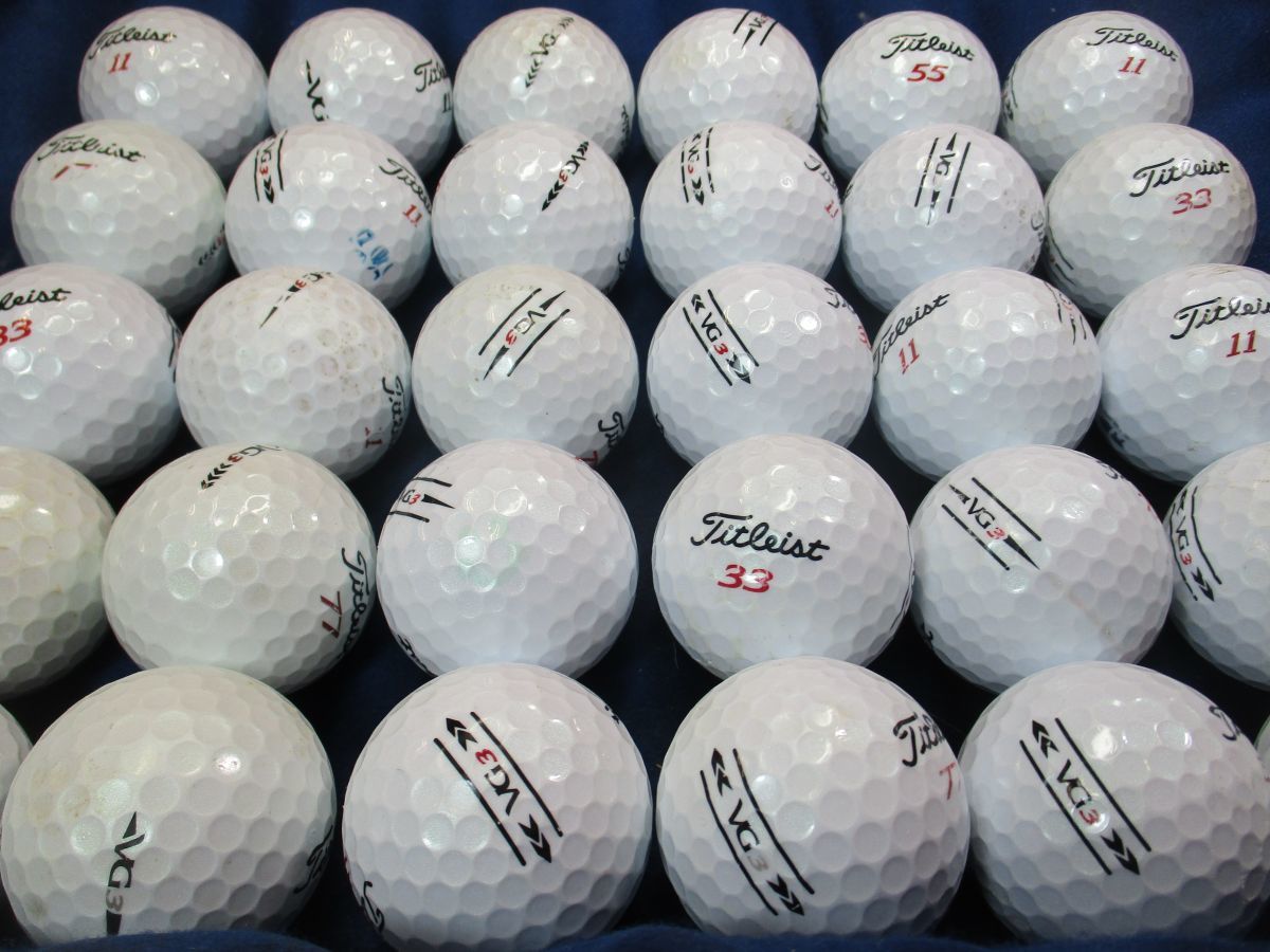 609【☆☆☆級】タイトリスト Titleist VG3 [レインボーパール] 30個_画像3