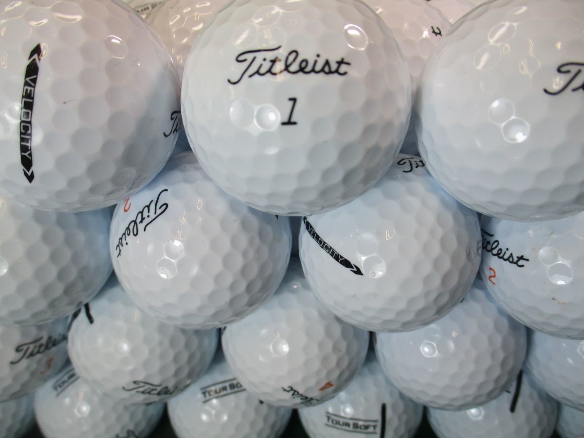 1010【特A級】タイトリスト Titleist TOUR/VELOCITY 50個_画像2