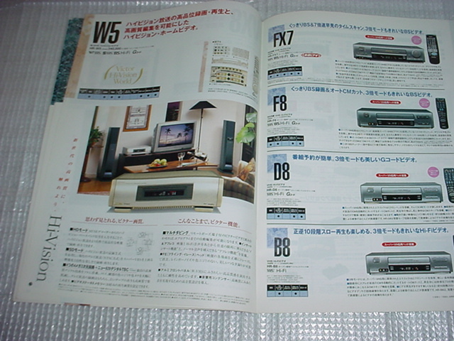 1999年8月 ビクター ビデオデッキの総合カタログ 清水千賀の画像8