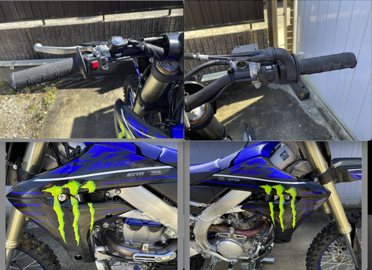 ヤマハ　モトクロス　YZ250F Monster Energy Yamaha Racing Edition　限定車　モンスター　エナジーカラー　2021年11月購入_画像3