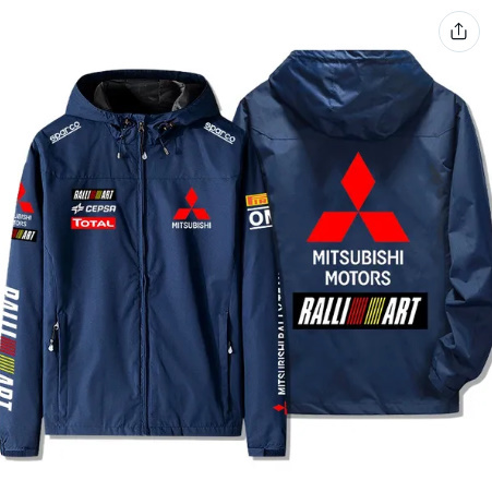  Mitsubishi Rally a- трейсинг пальто мужской ветровка водонепроницаемый жакет 