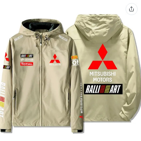  Mitsubishi Rally a- трейсинг пальто мужской ветровка водонепроницаемый жакет 